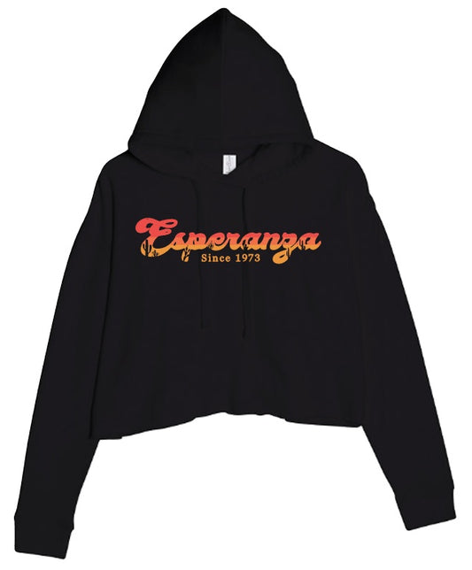 Esperanza Sunset Premium Crop Hoodie